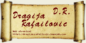 Dragija Rafailović vizit kartica